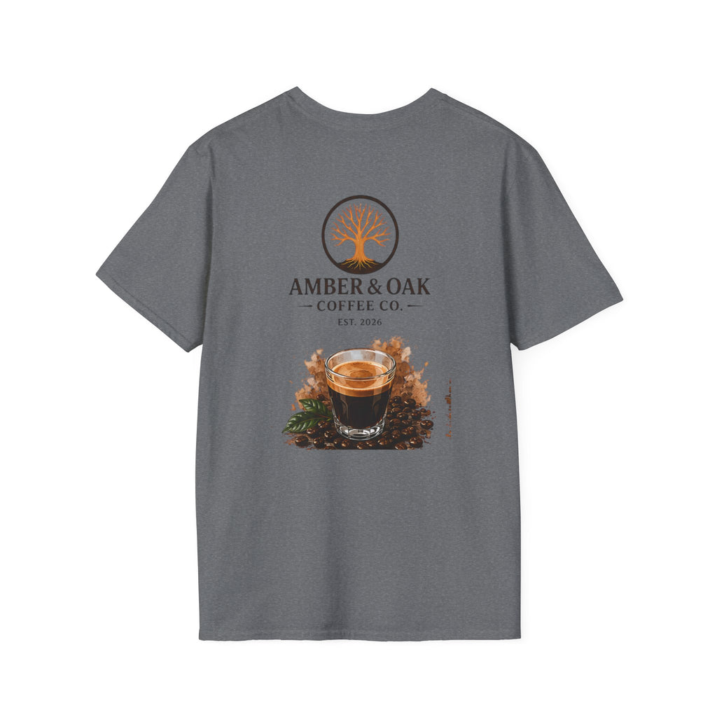 T-Shirt — Amber & Oak Coffee Co. Logo Tee