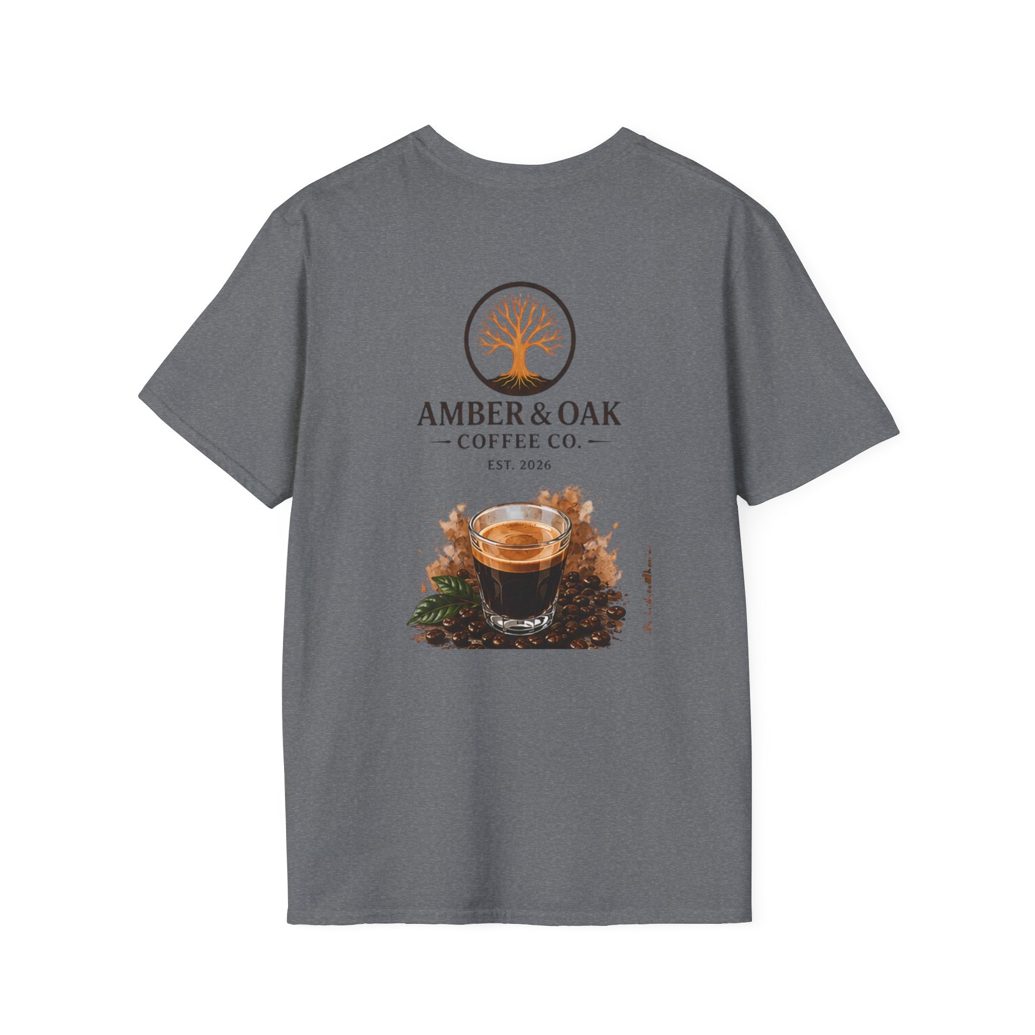 T-Shirt — Amber & Oak Coffee Co. Logo Tee