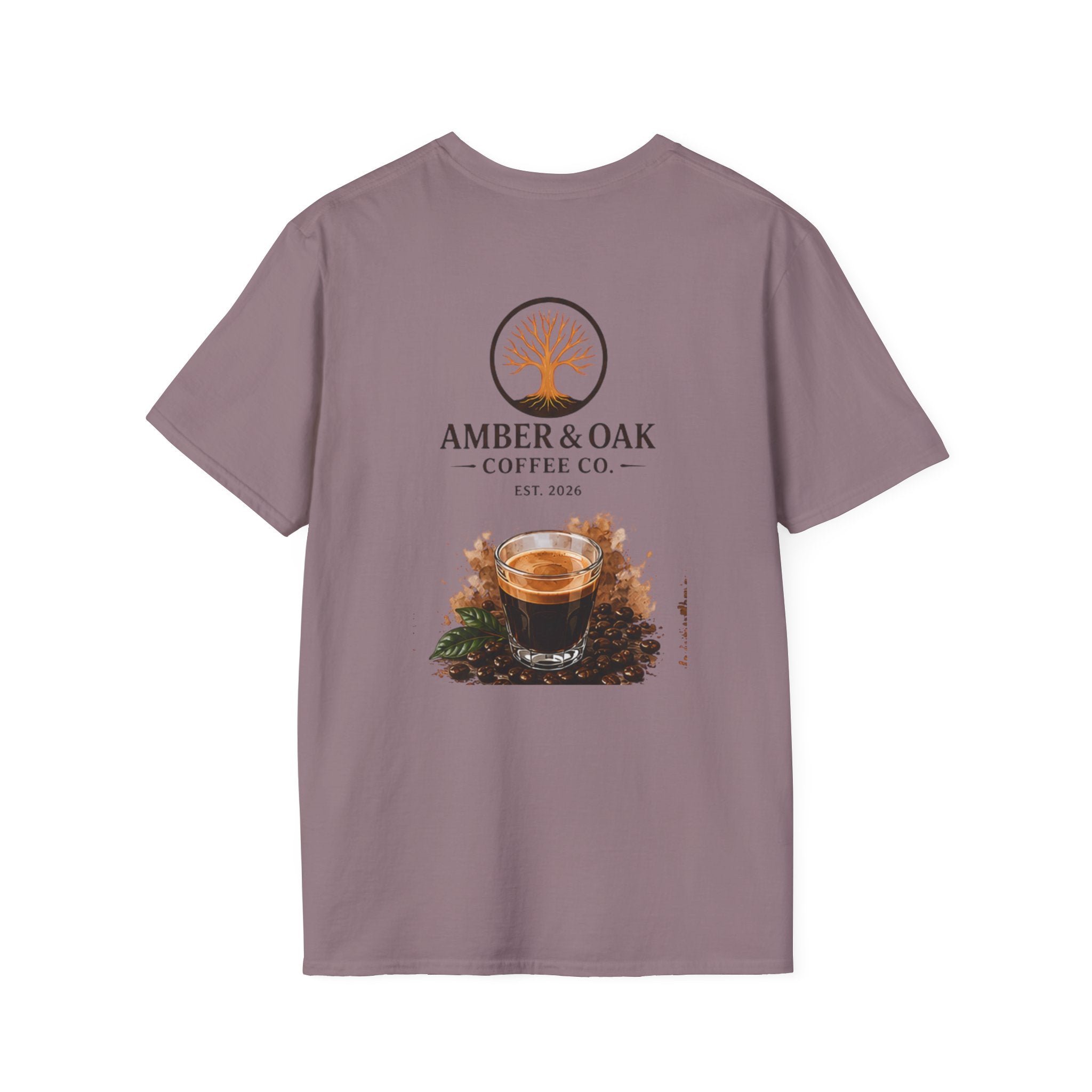 T-Shirt — Amber & Oak Coffee Co. Logo Tee