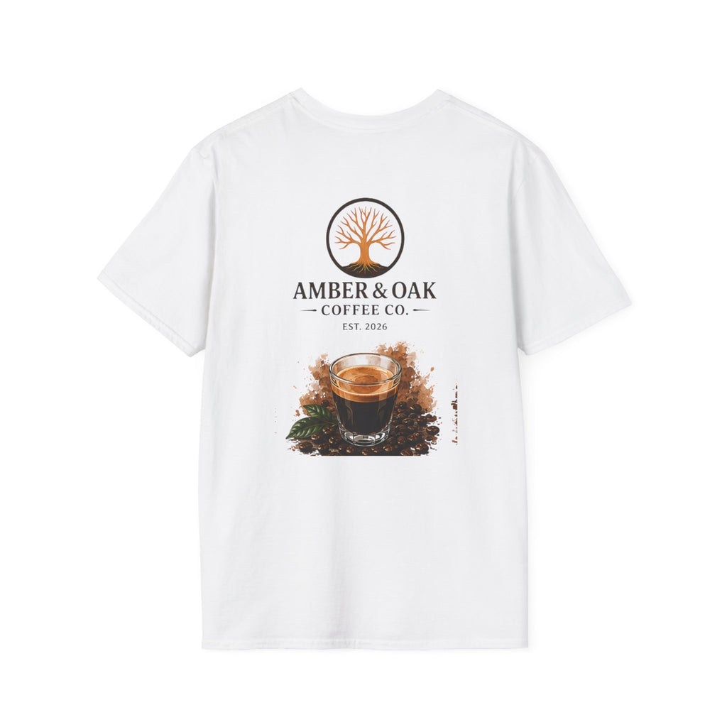 T-Shirt — Amber & Oak Coffee Co. Logo Tee
