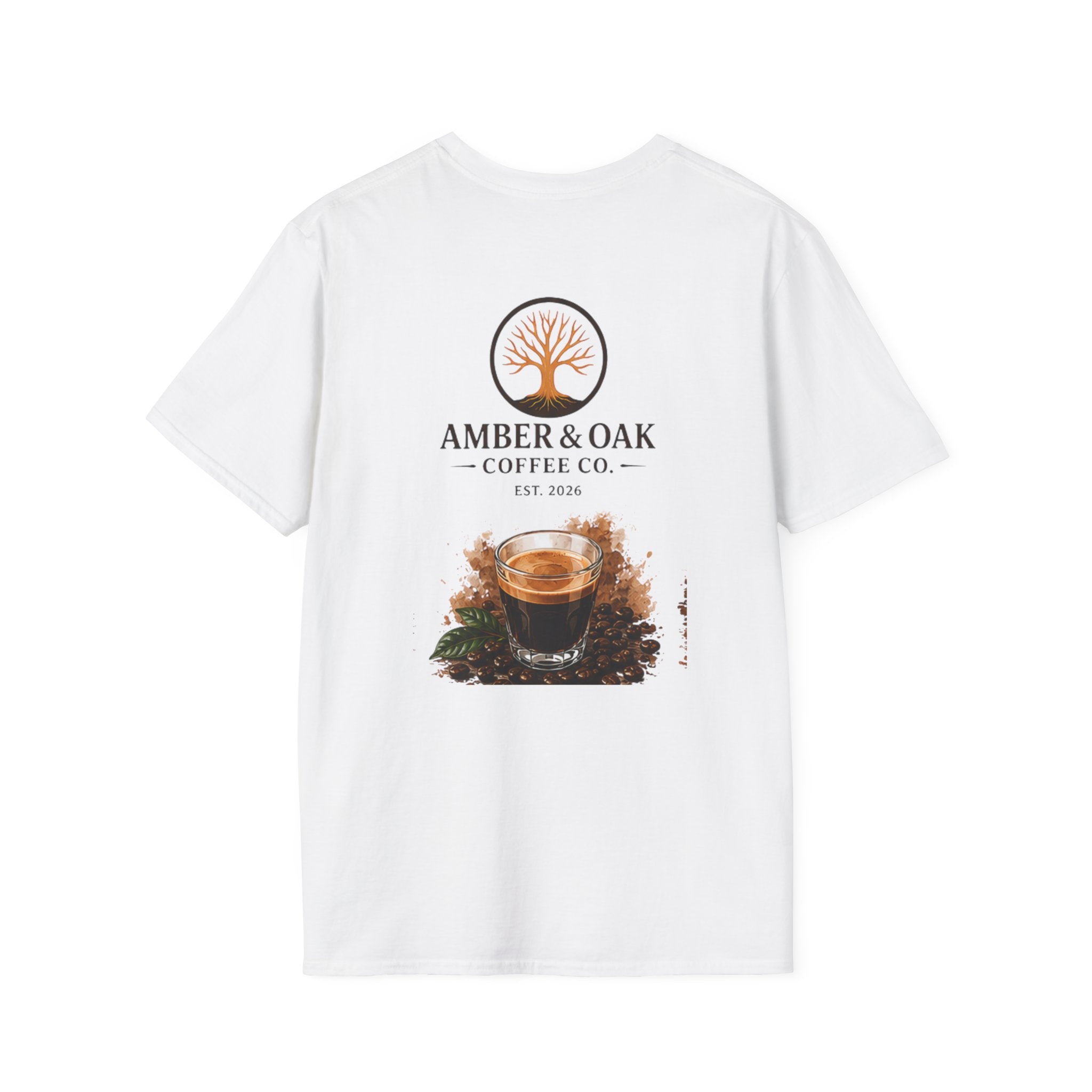 T-Shirt — Amber & Oak Coffee Co. Logo Tee