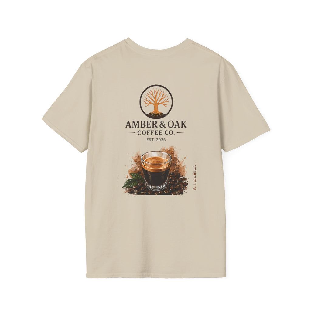 T-Shirt — Amber & Oak Coffee Co. Logo Tee