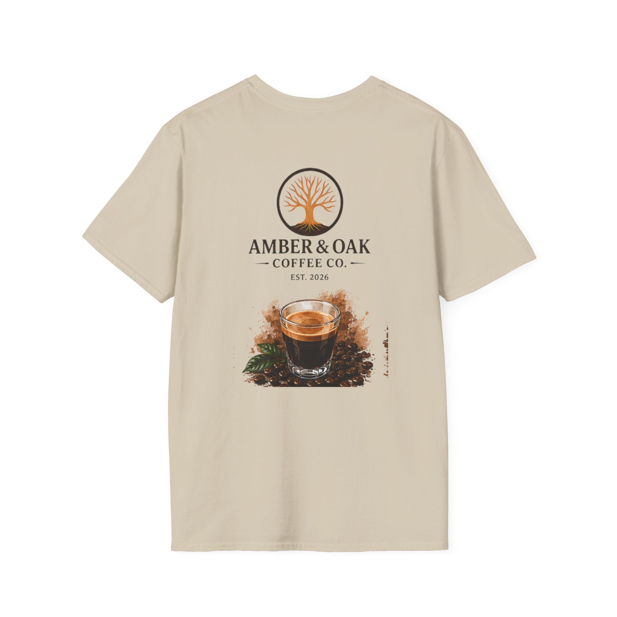 T-Shirt — Amber & Oak Coffee Co. Logo Tee
